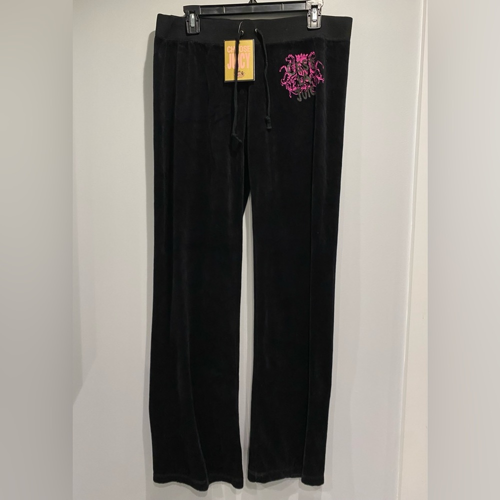 Juicy Couture Velour Track Pants (NWT!) - L